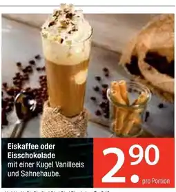Zurbrüggen Eiskaffee oder eisschokolade Angebot