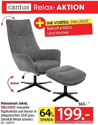 Zurbrüggen Cantus relaxsessel jakob Angebot