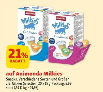 Fressnapf Animonda milkies selection Angebot