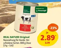 Fressnapf Real nature nassnahrung original Angebot