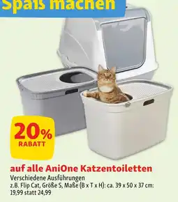 Fressnapf Anione 20% rabatt auf alle katzentoiletten Angebot