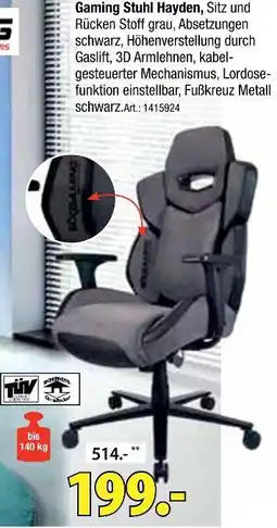 Zurbrüggen Gaming stuhl hayden Angebot