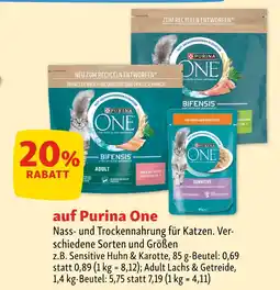 Fressnapf Purina one nass- und trockennahrung für katzen Angebot