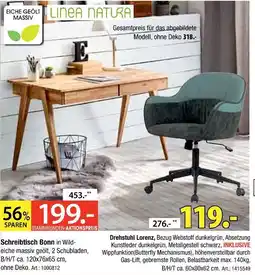 Zurbrüggen Linea natura schreibtisch oder drehstuhl Angebot