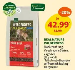 Fressnapf Real nature wilderness Angebot