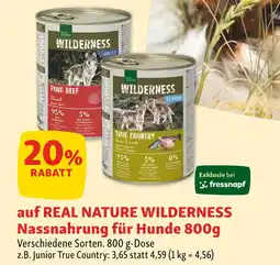 Fressnapf Real nature nassnahrung für hunde 800g Angebot