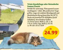 Fressnapf Trixie hundeliege oder reisedecke samoa classic Angebot