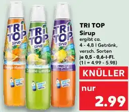 Kaufland TRI TOP Sirup Angebot