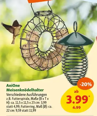 Fressnapf Anione meisenknödelhalter Angebot