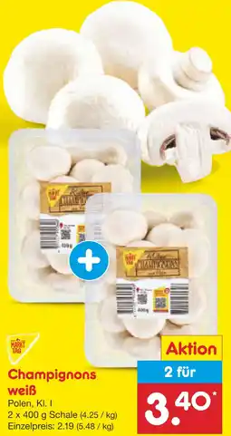 Netto Marken-Discount Champignons weiß Angebot