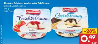 Netto Marken-Discount Ehrmann früchtetraum Angebot