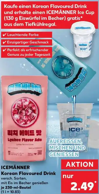 Kaufland ICEMÄNNER Korean Flavoured Drink Angebot