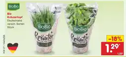 Netto Marken-Discount Biobio bio kräutertopf Angebot
