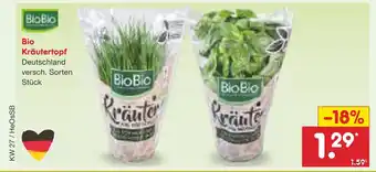 Netto Marken-Discount Biobio bio kräutertopf Angebot
