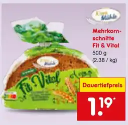 Netto Marken-Discount Mehrkornschnitte fit & vital Angebot