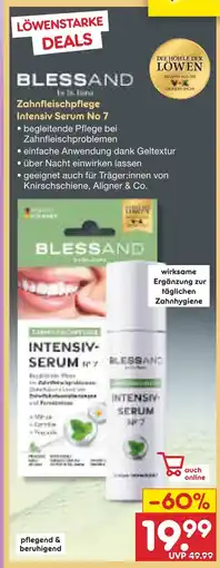 Netto Marken-Discount Blessand zahnfleischpflege intensiv serum no 7 Angebot