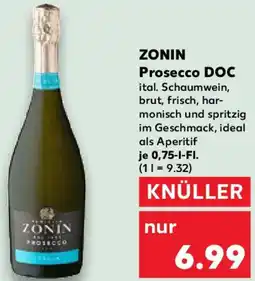 Kaufland ZONIN Prosecco DOC Angebot