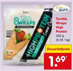 Netto Marken-Discount Mikado tortilla wraps high protein Angebot