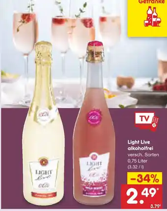 Netto Marken-Discount Light live sekt alkoholfrei Angebot