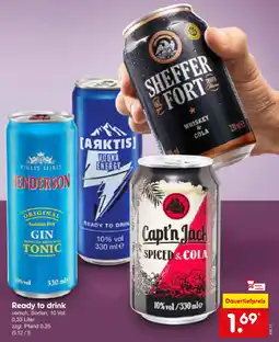Netto Marken-Discount Henderson ready to drink Angebot