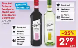 Netto Marken-Discount Blanchet cabernet sauvignon merlot Angebot
