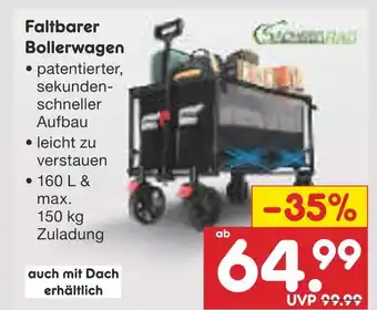 Netto Marken-Discount Faltbarer bollerwagen Angebot