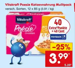 Netto Marken-Discount Vitakraft poesie katzennahrung multipack Angebot