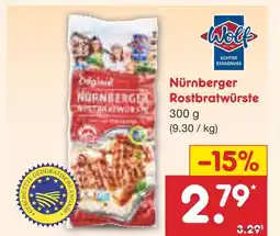 Netto Marken-Discount Wolf nürnberger rostbratwürste Angebot
