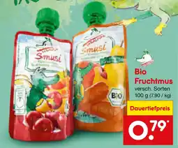 Netto Marken-Discount Bio fruchtmus Angebot
