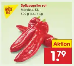 Netto Marken-Discount Markttag spitzpaprika rot Angebot