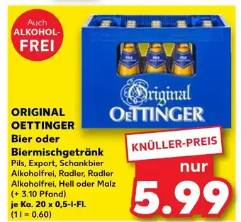 Kaufland Oettinger bier oder biermischgetränk Angebot