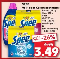 Kaufland Spee vollwaschmittel pulver Angebot