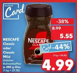 Kaufland Nescafé classic oder classic mild löslicher bohnenkaffee Angebot