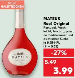 Kaufland MATEUS Rosé Original Angebot