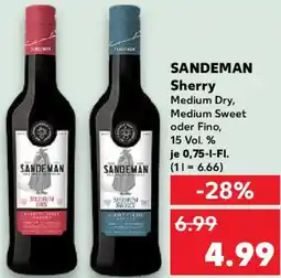 Kaufland SANDEMAN Sherry Angebot