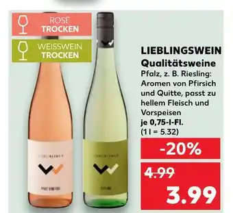 Kaufland Lieblingswein rosé trocken Angebot