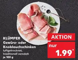 Kaufland Klümper gewürz- oder knoblauchschinken Angebot