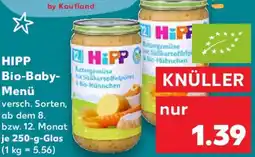 Kaufland HIPP Bio-Baby Menü Angebot