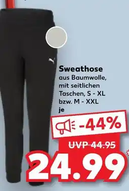 Kaufland Puma sweathose Angebot