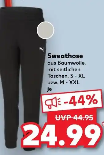 Kaufland Puma sweathose Angebot