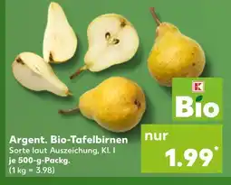 Kaufland Bio argent. bio-tafelbirnen Angebot