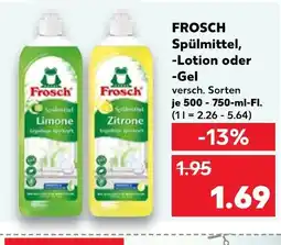 Kaufland Frosch spülmittel limone Angebot