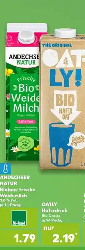 Kaufland Andechser natur bioland frische weidemilch Angebot