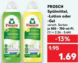 Kaufland FROSCH Spülmittel, Lotion oder Gel Angebot