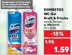 Kaufland DOMESTOS WC-Gel Kraft & Frische Angebot
