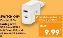 Kaufland SWITCH ON Dual-USB-Ladegerät Angebot