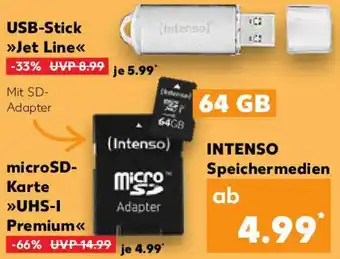 Kaufland INTENSO Speichermedien Angebot