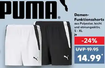 Kaufland PUMA Damen Funktionsshorts Angebot