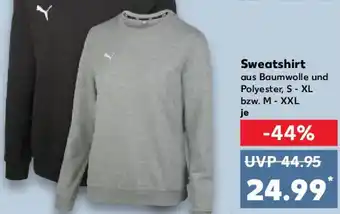 Kaufland Puma Sweatshirt Angebot