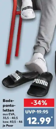 Kaufland Puma Badepantoletten Angebot